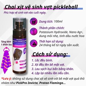 Bộ vệ sinh vợt pickleball
